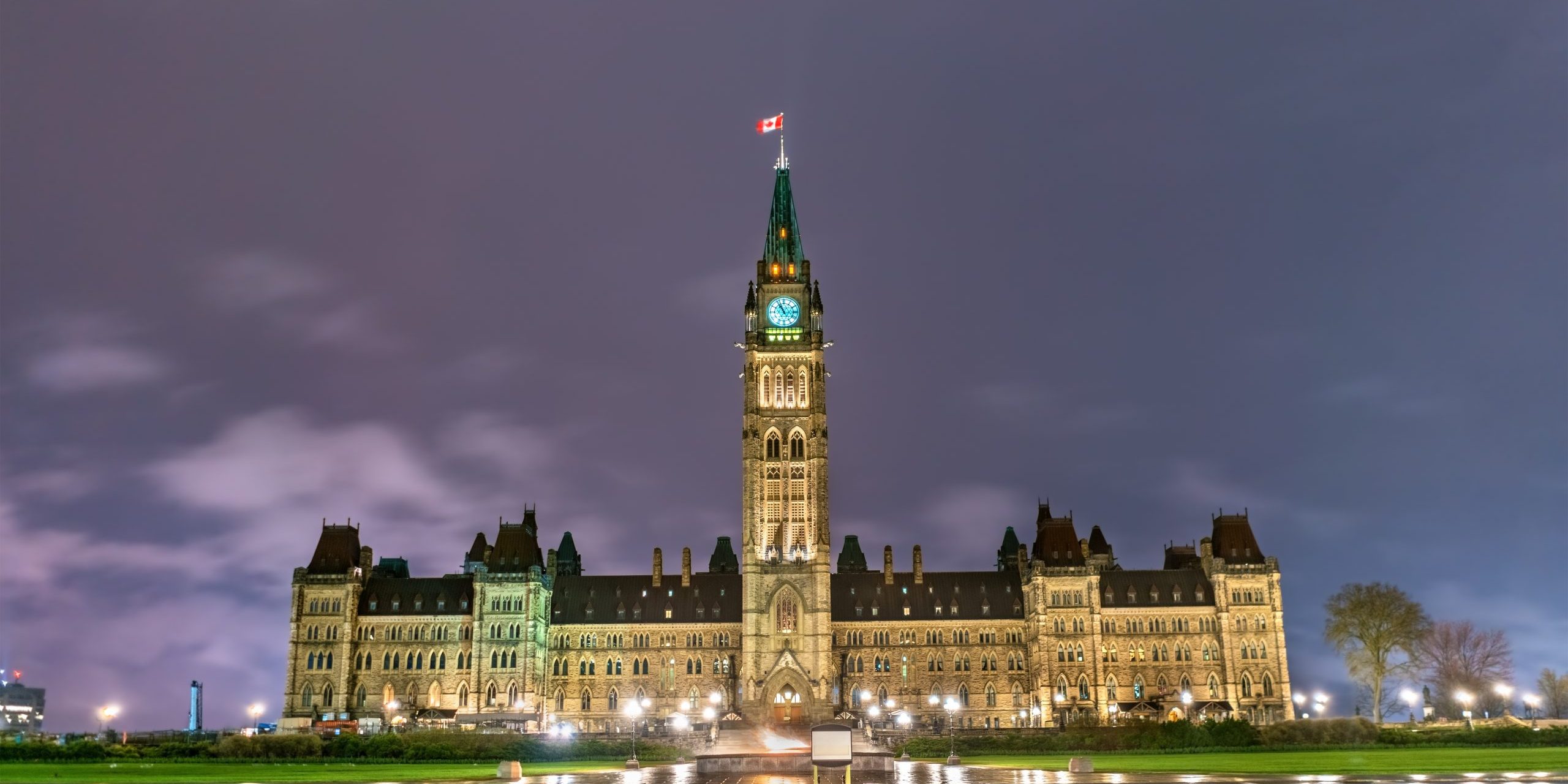 Canadian Parliament Building in Ottawa