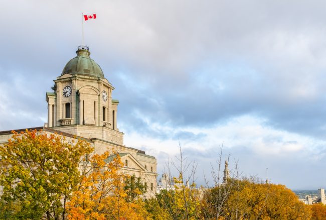 autumn-view-clock-tower-old-post-office-old-quebec-canada